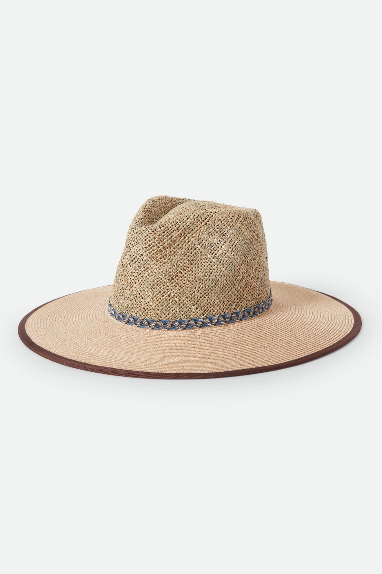 brixton-nova-seagrass-strohhut-natural-black-seegras image 1