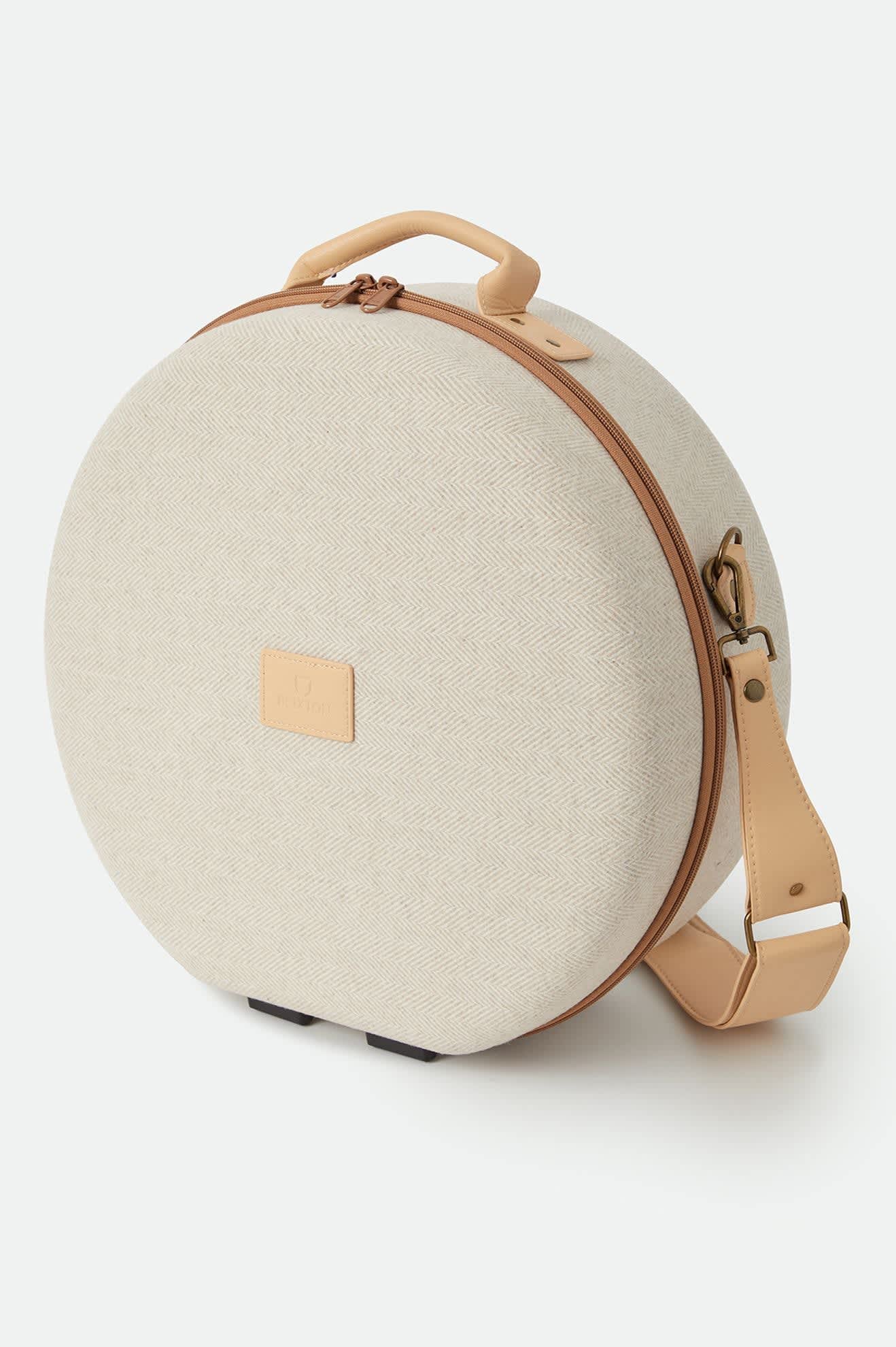 brixton-done-proper-fedora-travel-case-huttasche-cream-beige image 1