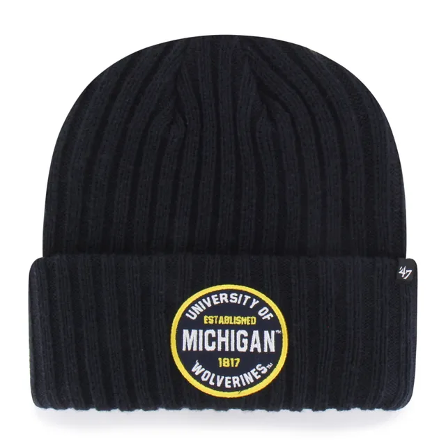 47-brand-cuff-knit-michigan-wolverines-m-tze-navy image 1