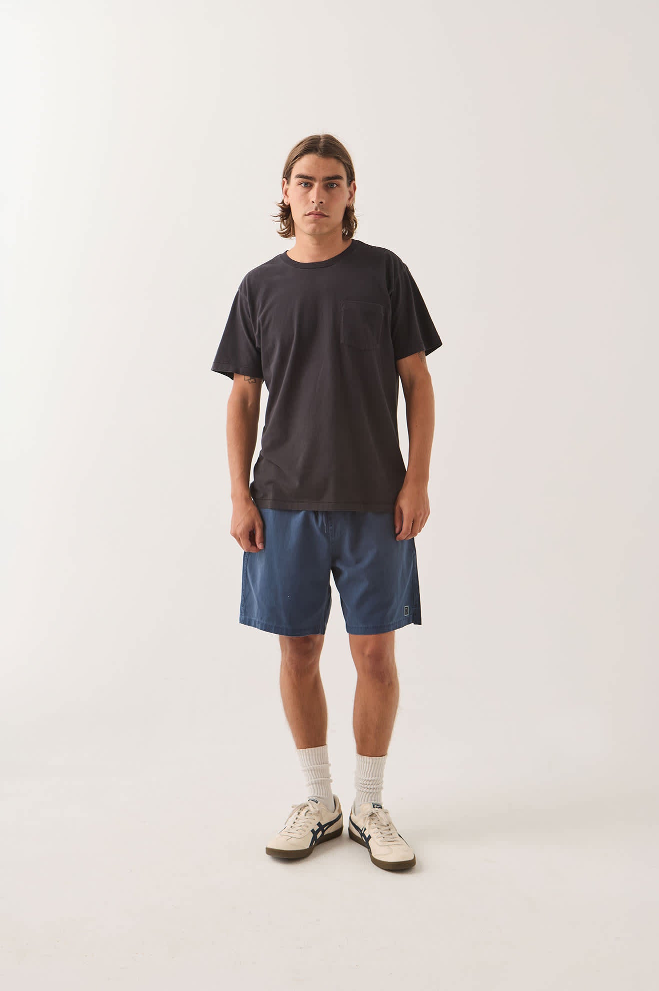 brixton-everyday-vintage-wash-short-shorts-washed-navy image 2