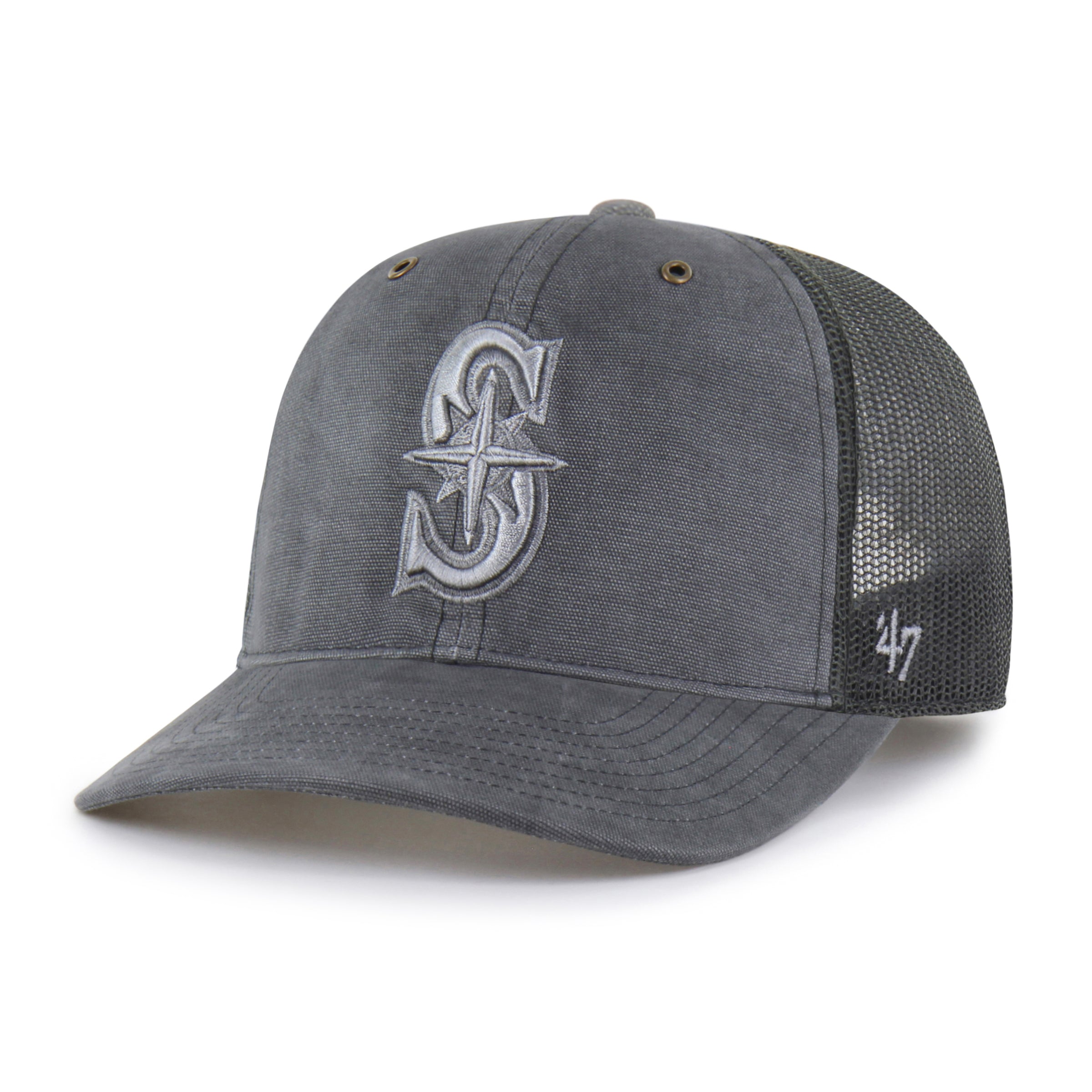 47-trucker-seattle-mariners-carhartt-dyed-cap-schwarz-osf image 4