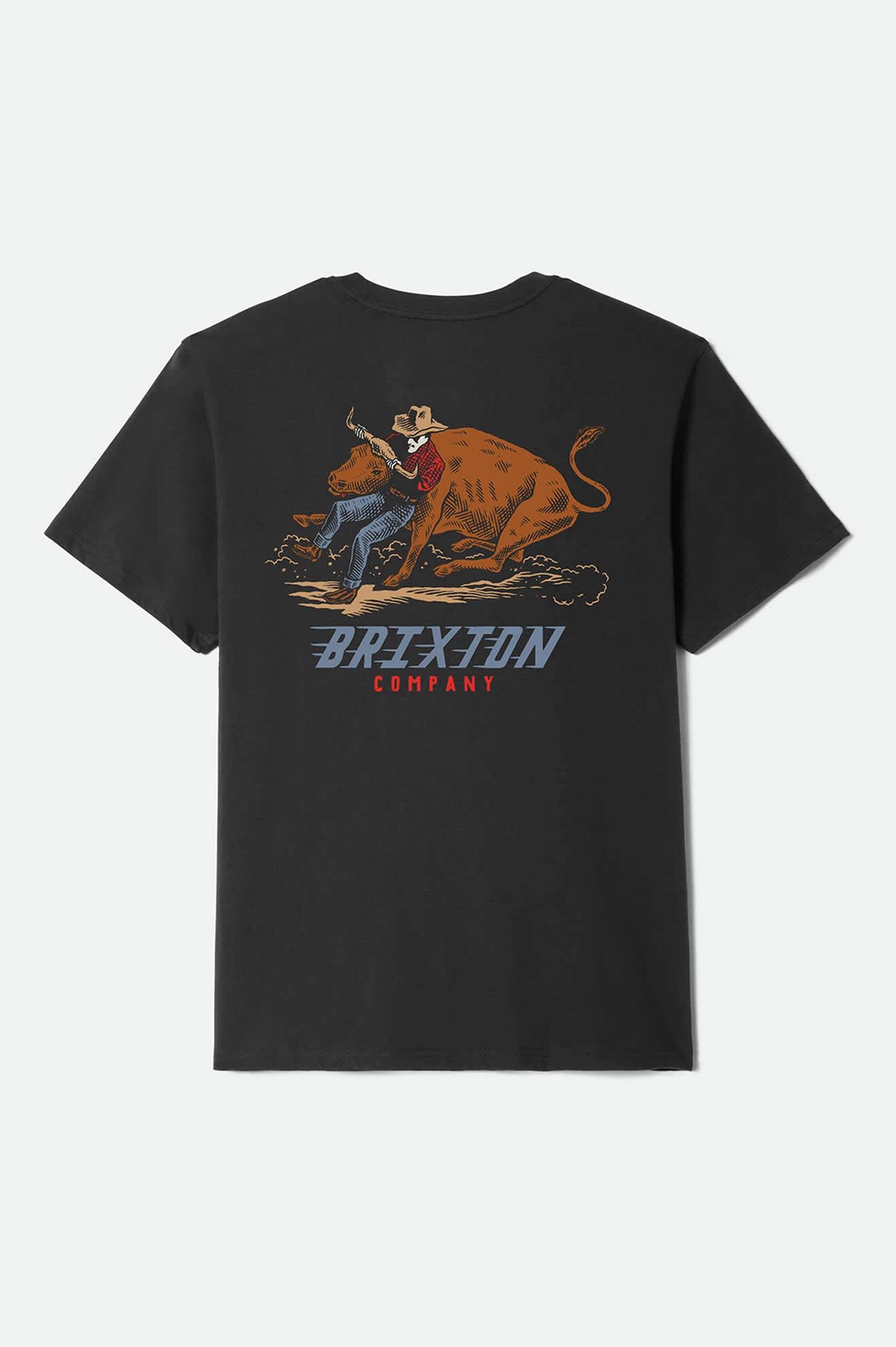brixton-bulldogger-t-shirt-vintage-black-baumwolle image 2