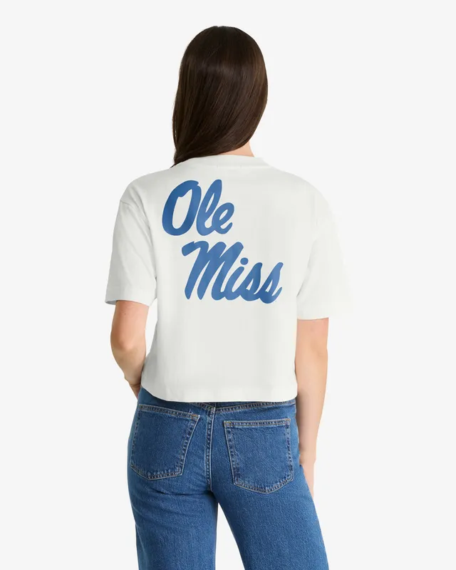 47-brand-reed-city-mississippi-rebels-straight-thru-t-shirt-damen-sandstone image 1