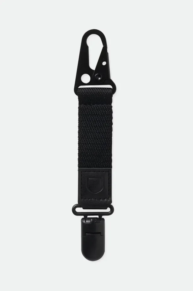 brixton-proper-hat-clip-hutclip-schwarz-mit-karabiner image 1