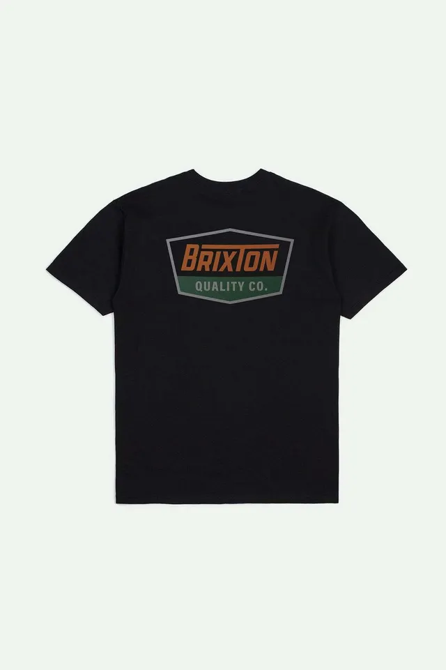 brixton-regal-s-s-standard-t-shirt-black-rust-print image 1