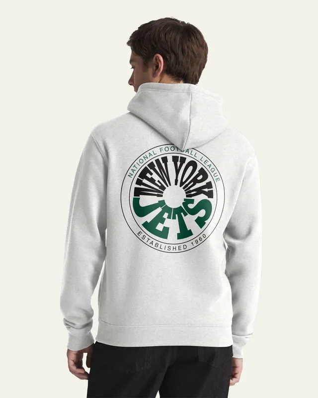 47-brand-jets-warpstyle-everyday-hoodie-grau-fleece image 1