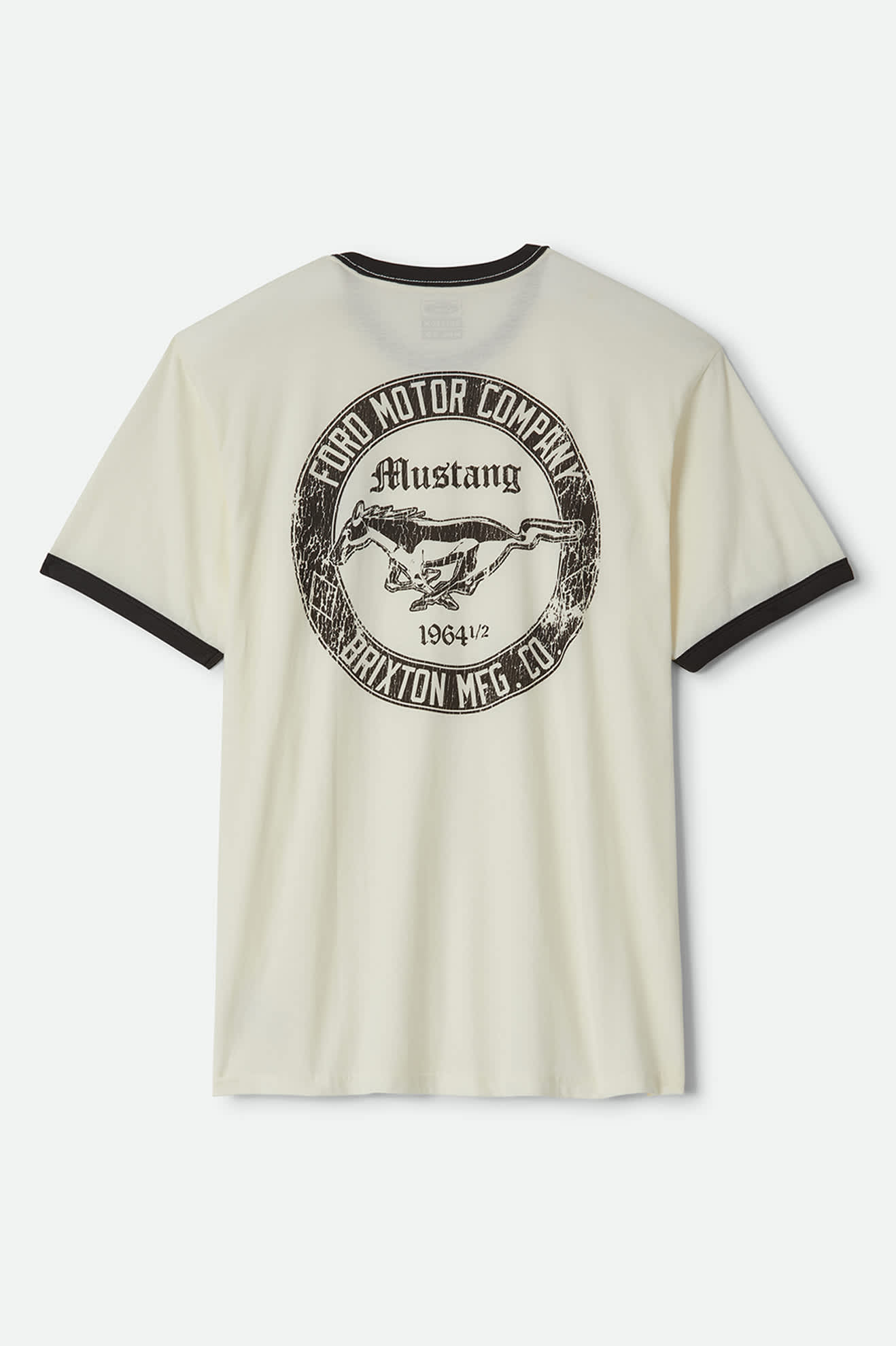 brixton-ford-mustang-ringer-t-shirt-wei-herren-baumwolle image 4