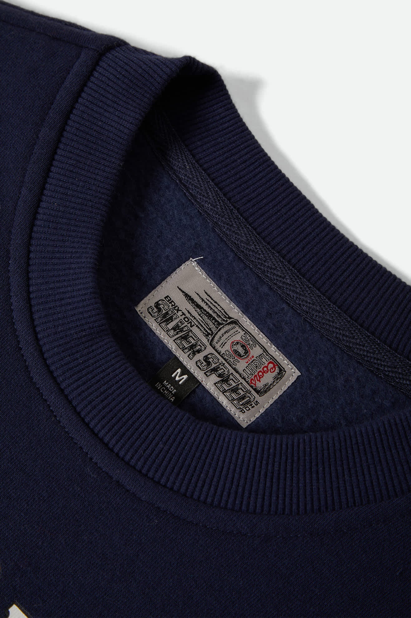 brixton-coors-light-berm-crew-sweatshirt-navy image 3