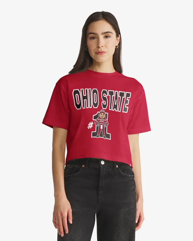 47-foundation-ohio-state-first-rank-crop-tee-rot-damen image 1