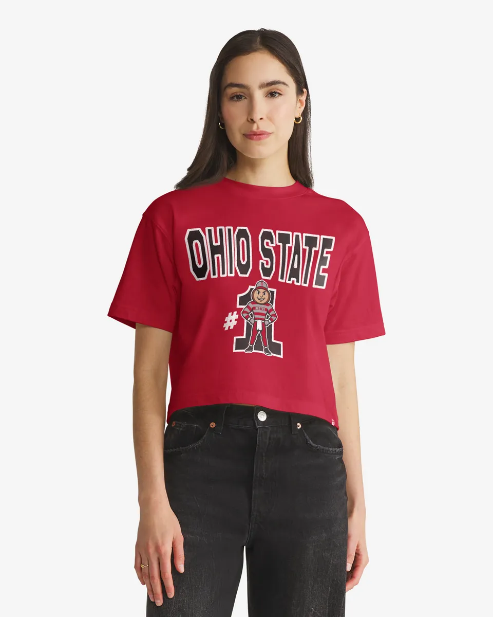 47-foundation-ohio-state-first-rank-crop-tee-rot-damen image 1
