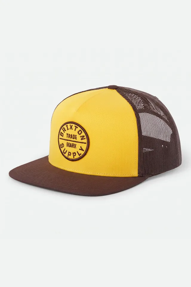 brixton-oath-trucker-hat-golden-hour-coco-snapback image 1