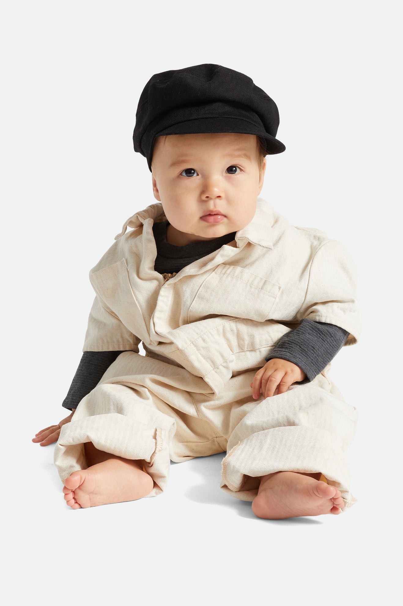 brixton-baby-fiddler-cap-black-fisherman image 1