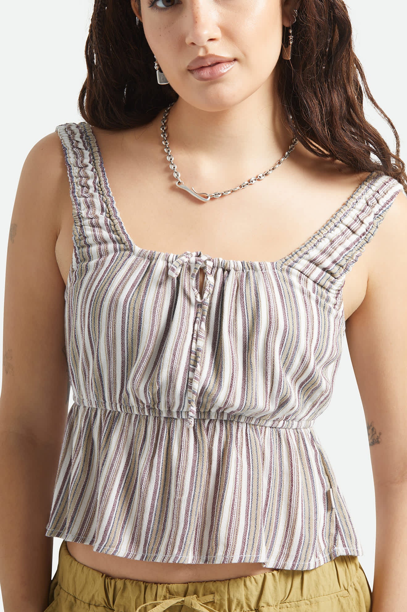 brixton-abigail-tie-top-worn-in-robust-red-stripe-damen image 6