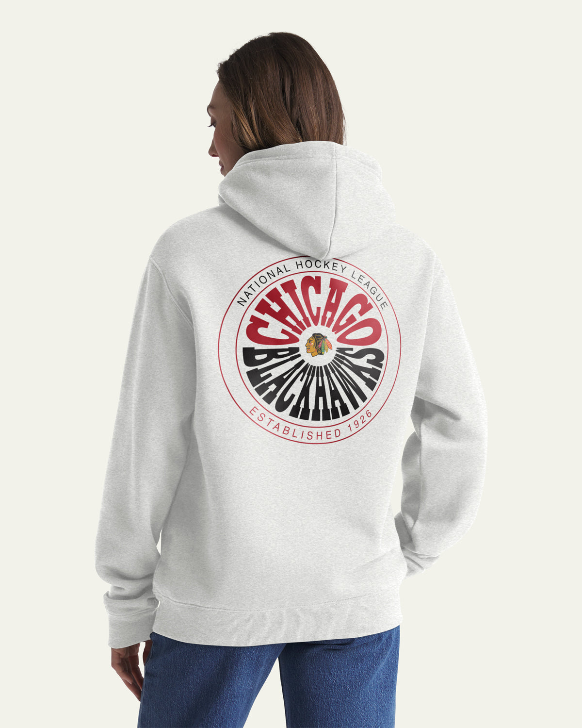 47-headline-crew-chicago-blackhawks-warpstyle-hoodie-relay-grey image 3