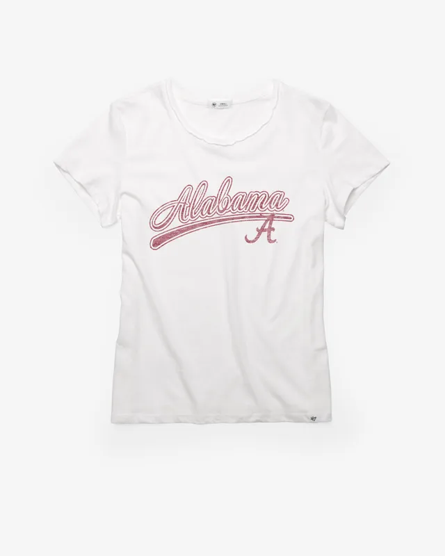 47-frankie-alabama-crimson-tide-t-shirt-white-wash-damen image 1