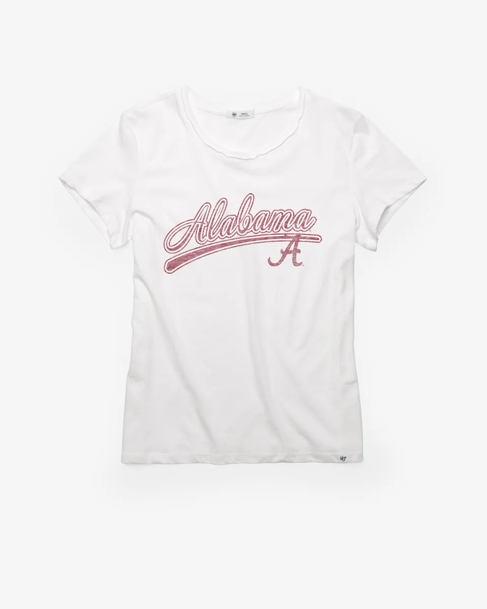 47-frankie-alabama-crimson-tide-t-shirt-white-wash-damen image 1