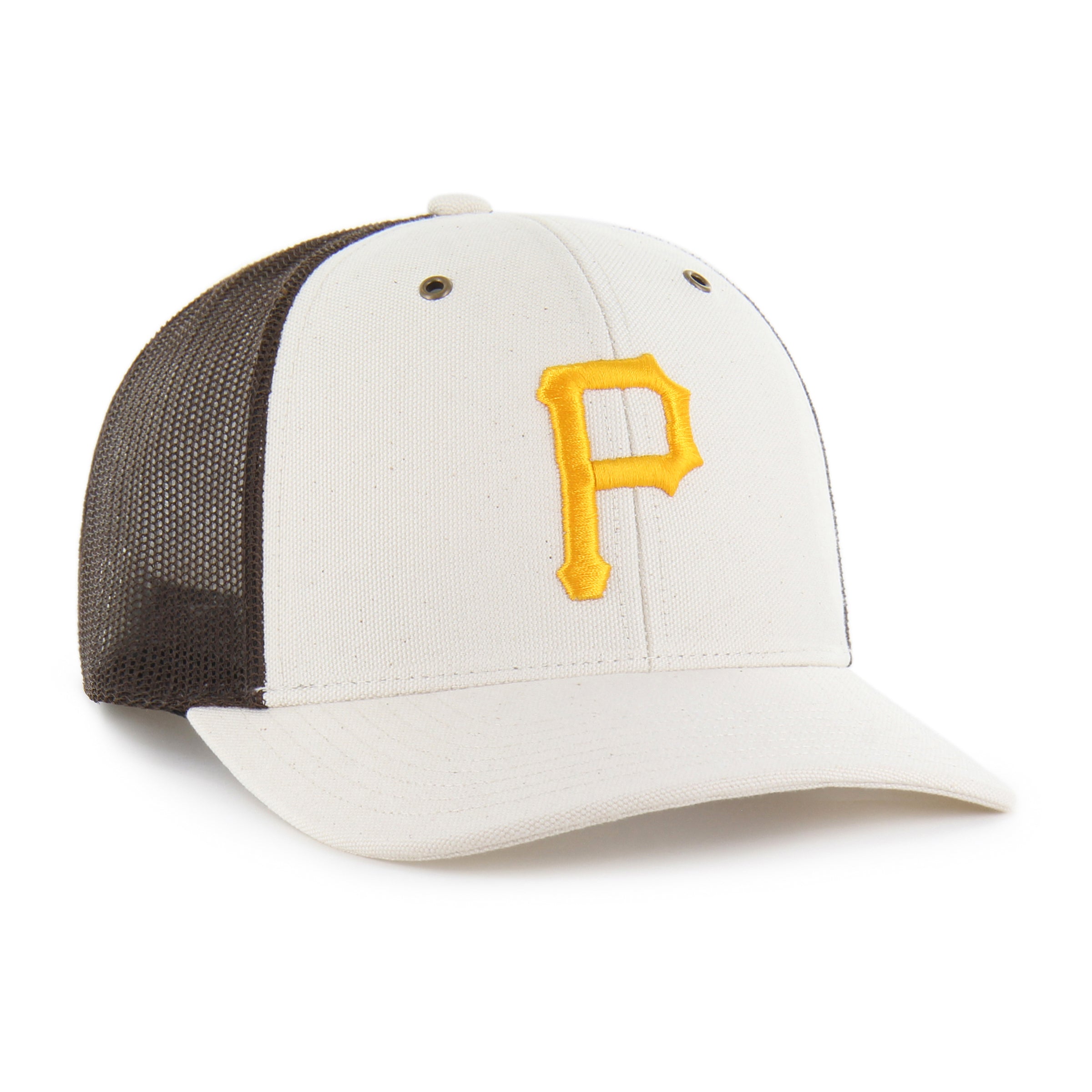 47-trucker-pittsburgh-pirates-carhartt-trucker-cap-natural image 4