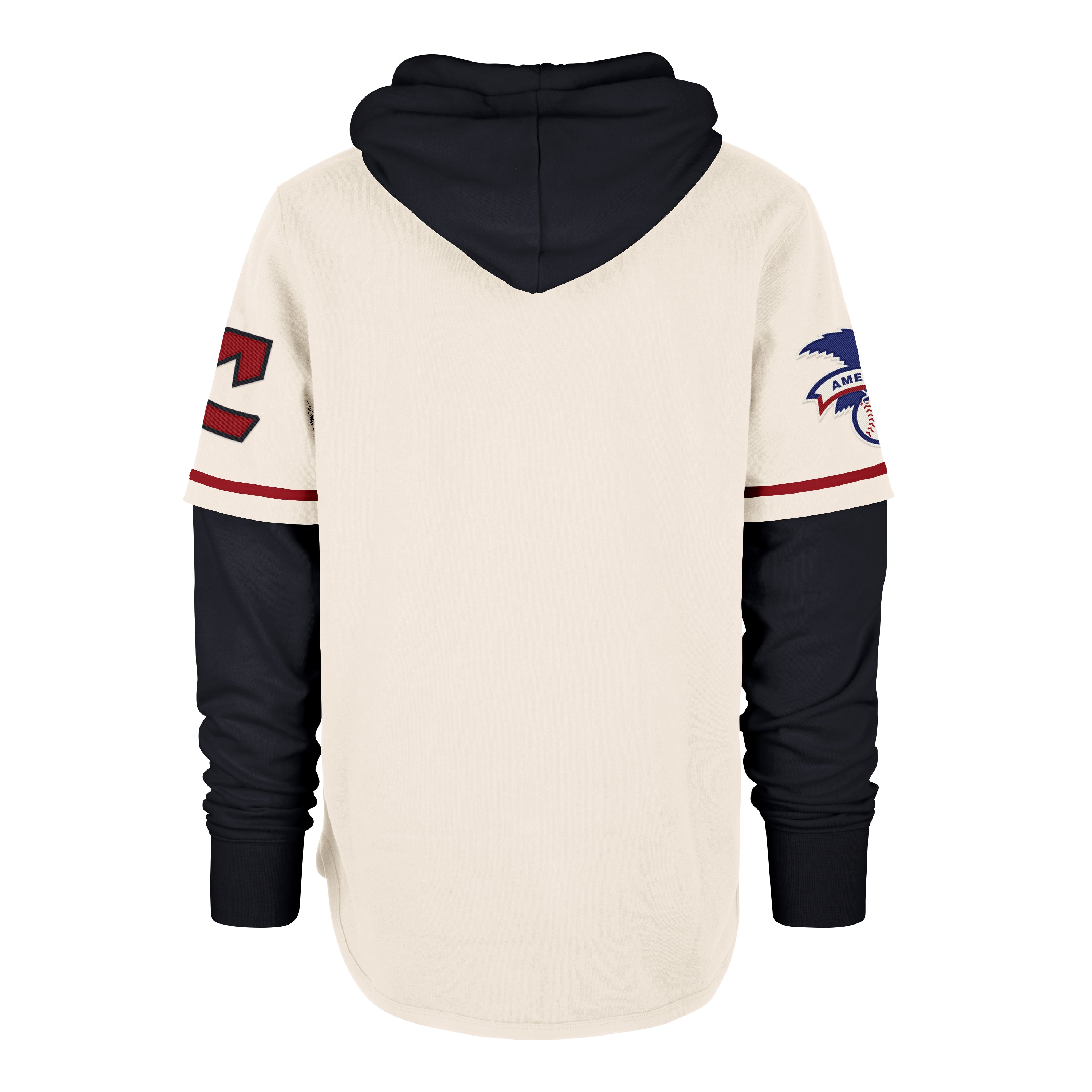 47-trifecta-shortstop-pullover-hoodie-cream-cleveland-guardians image 2