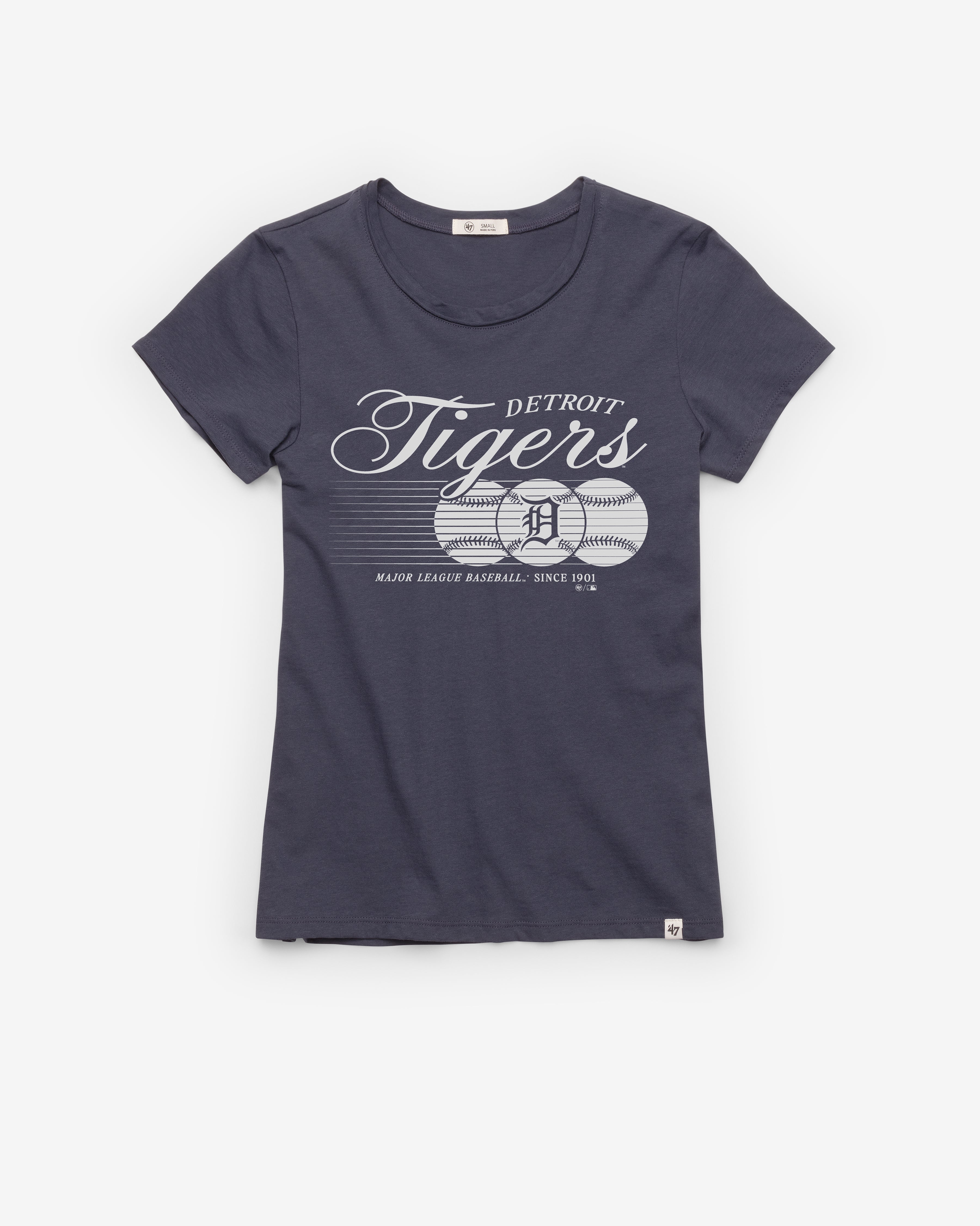 47-brand-frankie-detroit-tigers-t-shirt-atlas-blue-damen image 1
