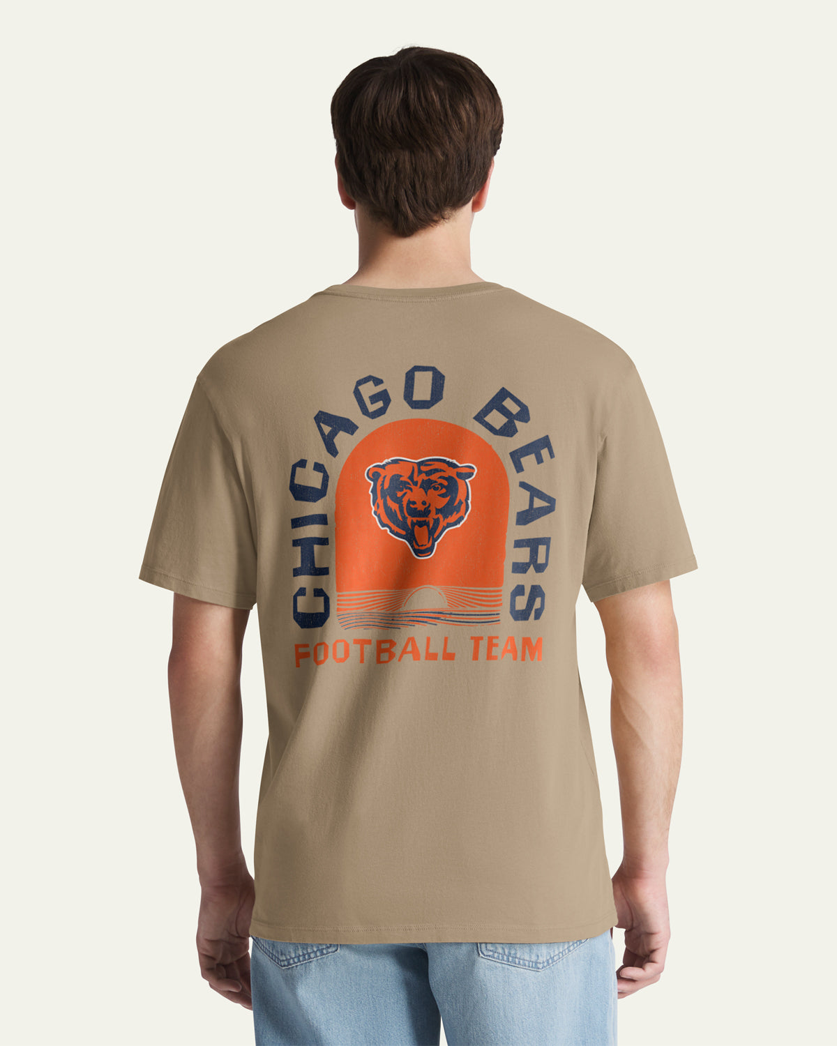 47-everyday-tee-chicago-bears-herren-t-shirt-khaki-baumwolle image 1