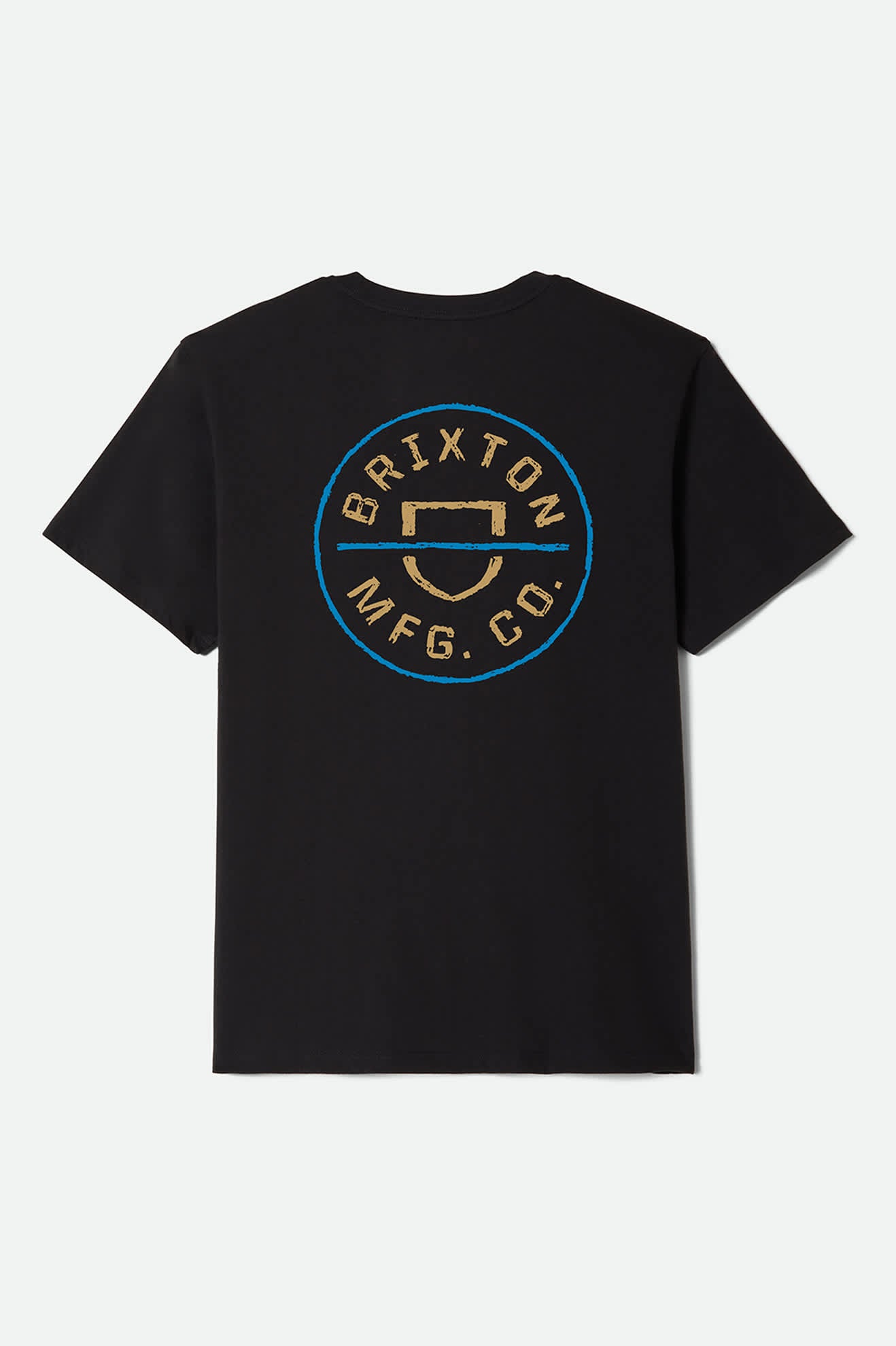 brixton-crest-ii-t-shirt-black-copper-medium-blue-baumwolle image 2