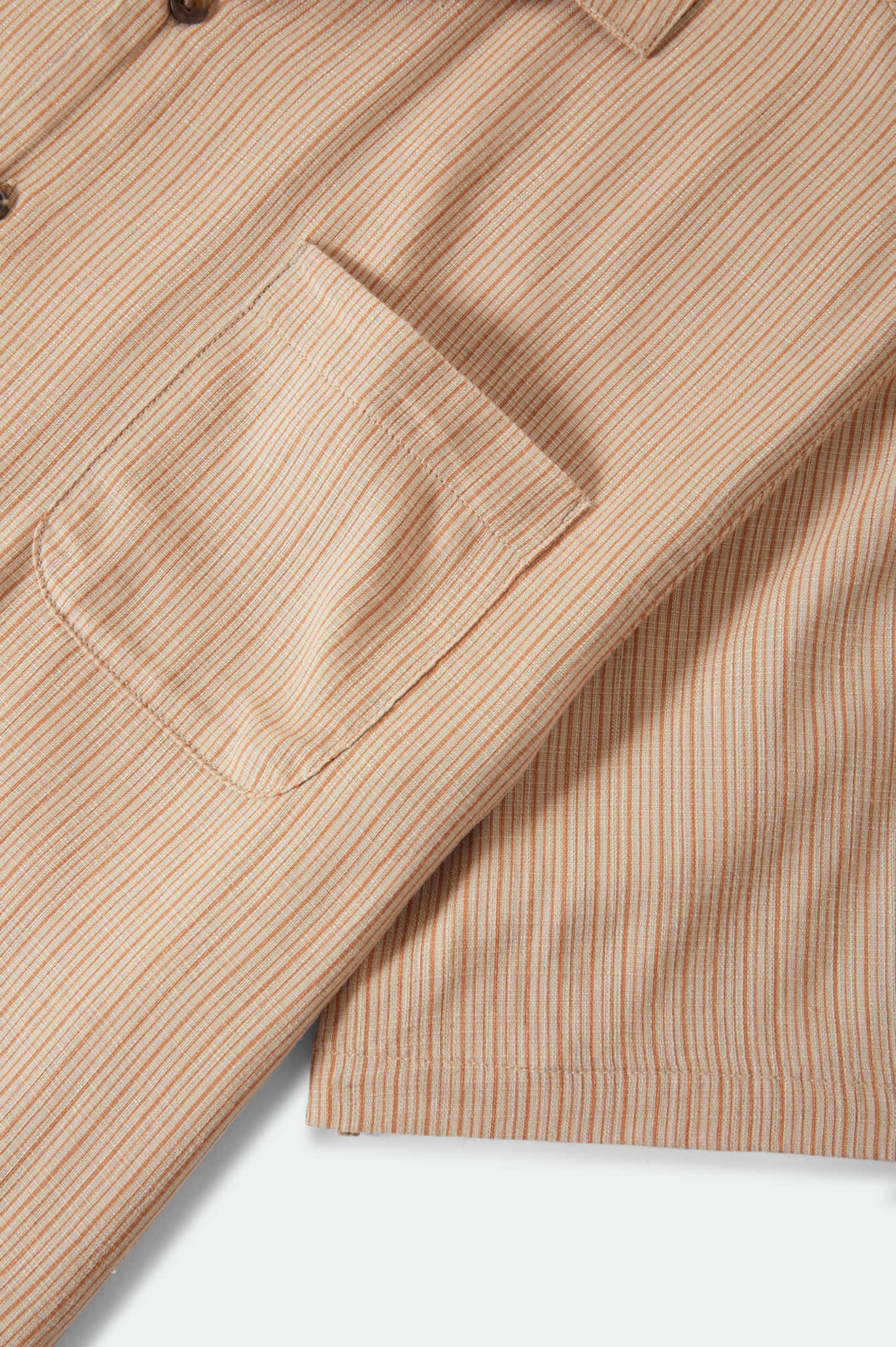 brixton-bunker-slub-kurzarmhemd-italian-clay-stripe image 7