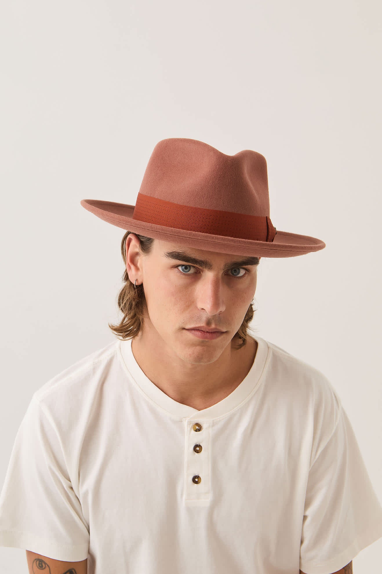 brixton-eames-fedora-wollfilz-hut-teak-caramel image 2