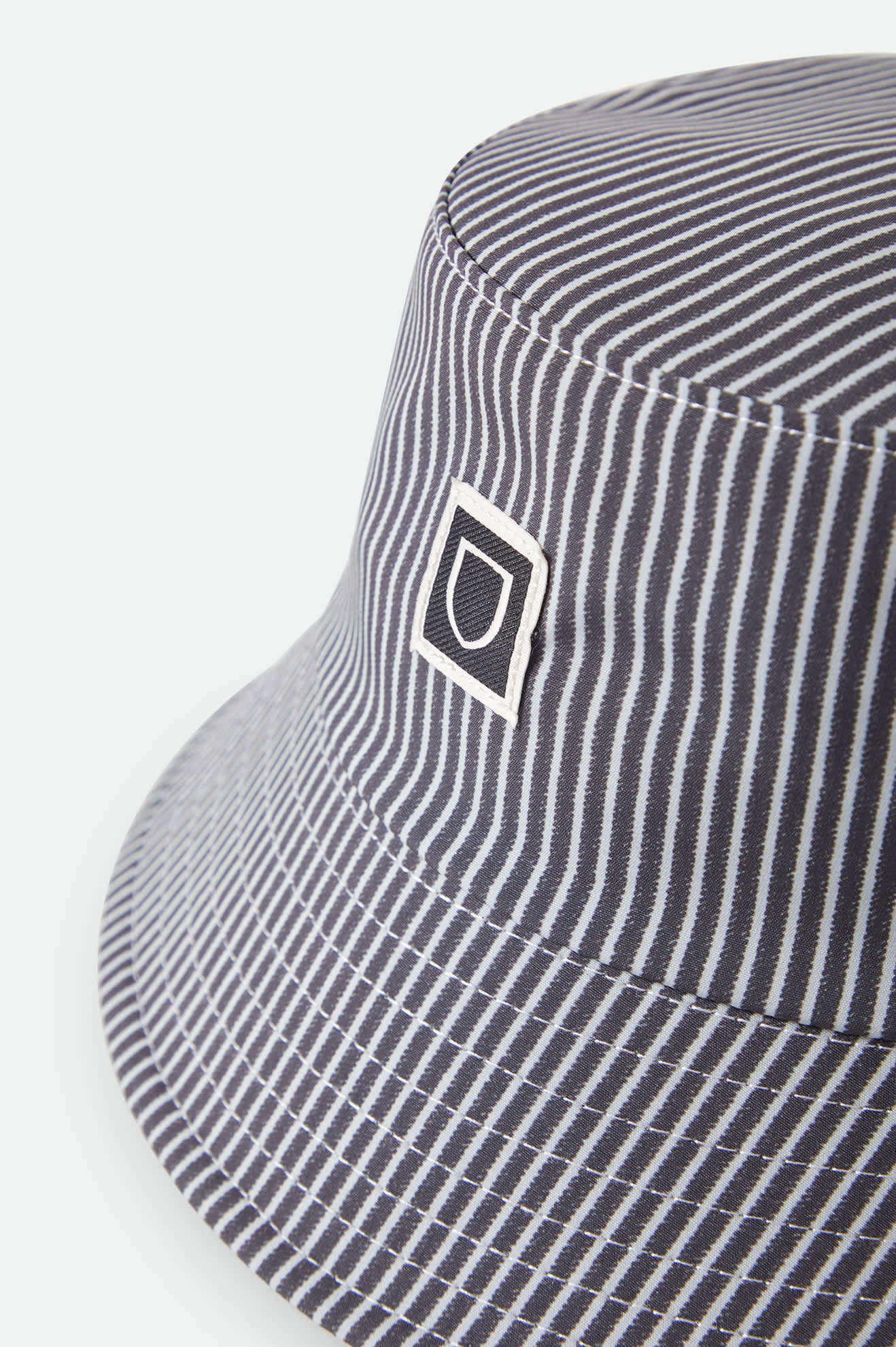 brixton-eldon-bucket-hat-grey-hickory-packable image 3