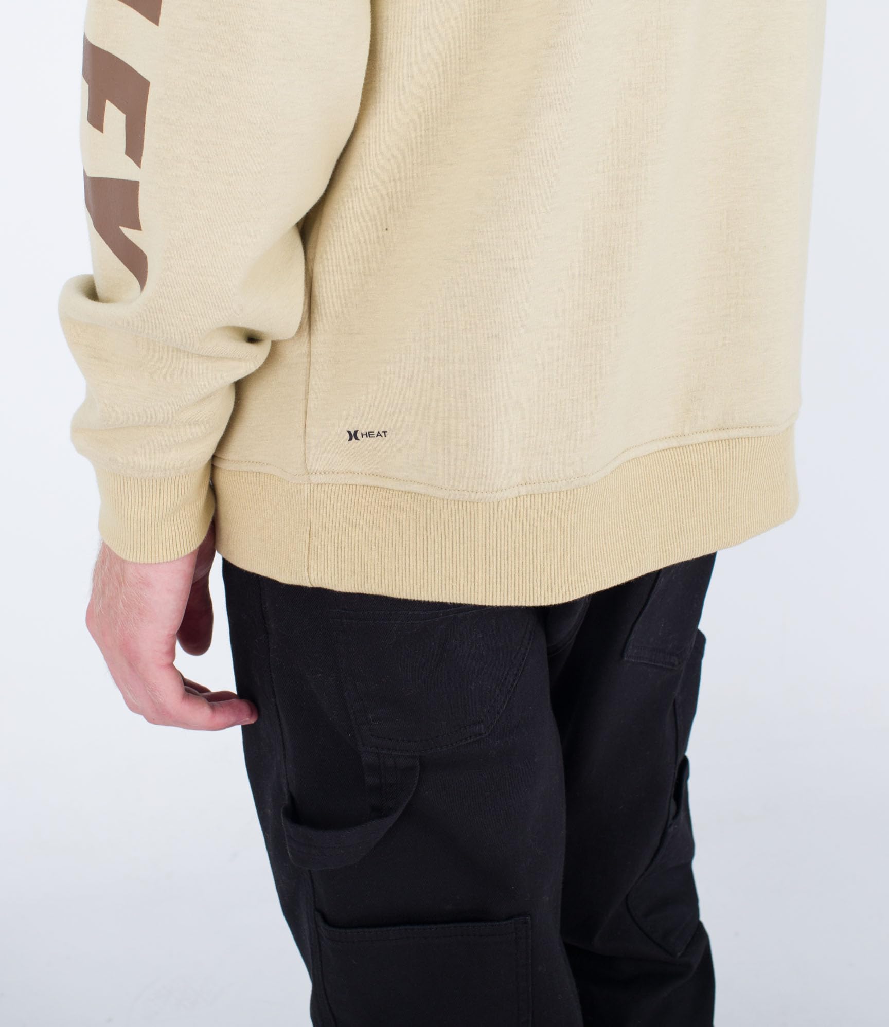 hurley-acadia-heat-fleece-hoodie-creme-ahorn-m image 5