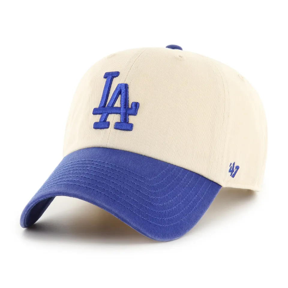 47-clean-up-los-angeles-dodgers-two-tone-cap-natural image 1