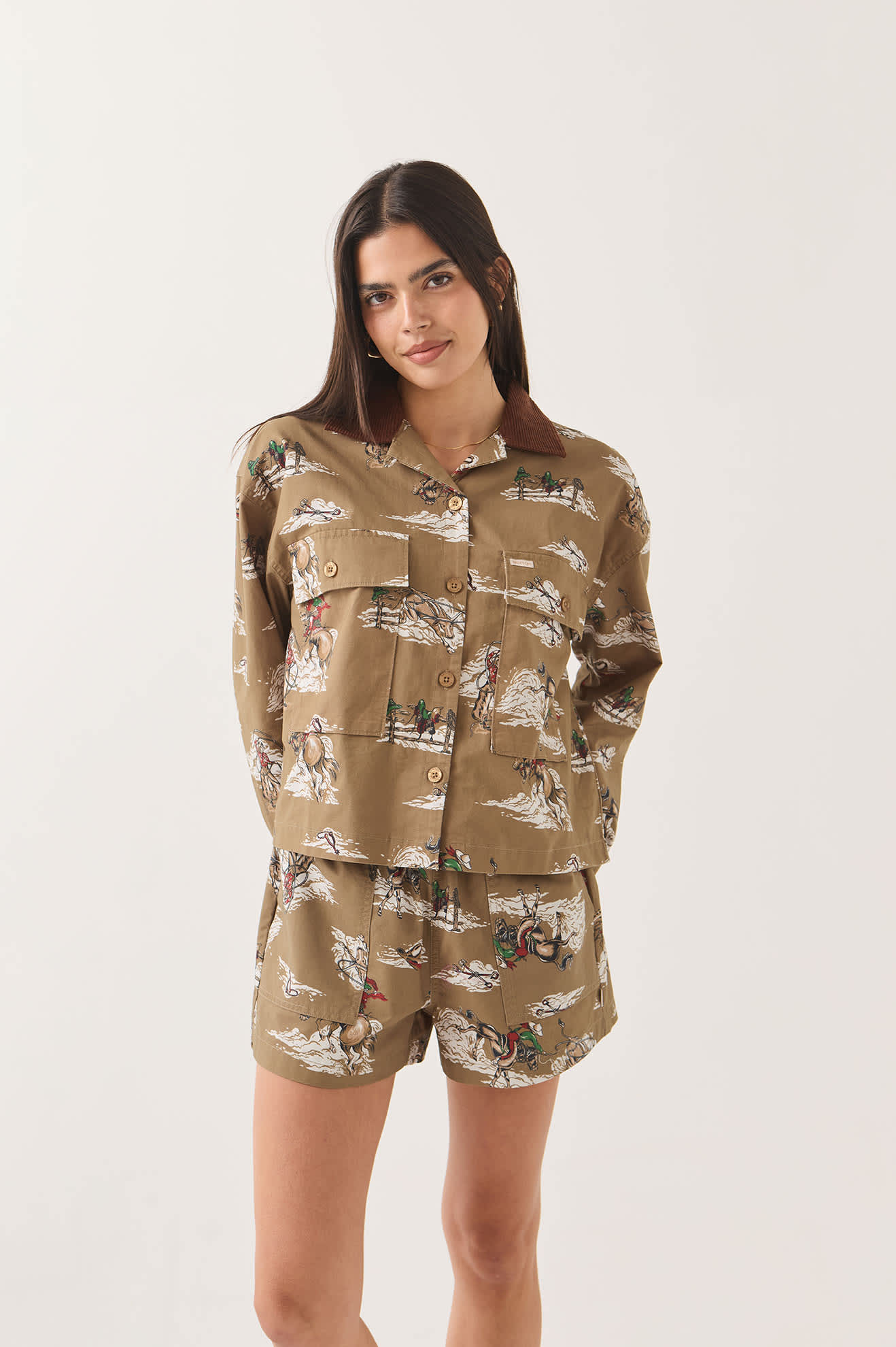 brixton-utopia-overshirt-mid-century-cowboy-print-baumwolle image 7