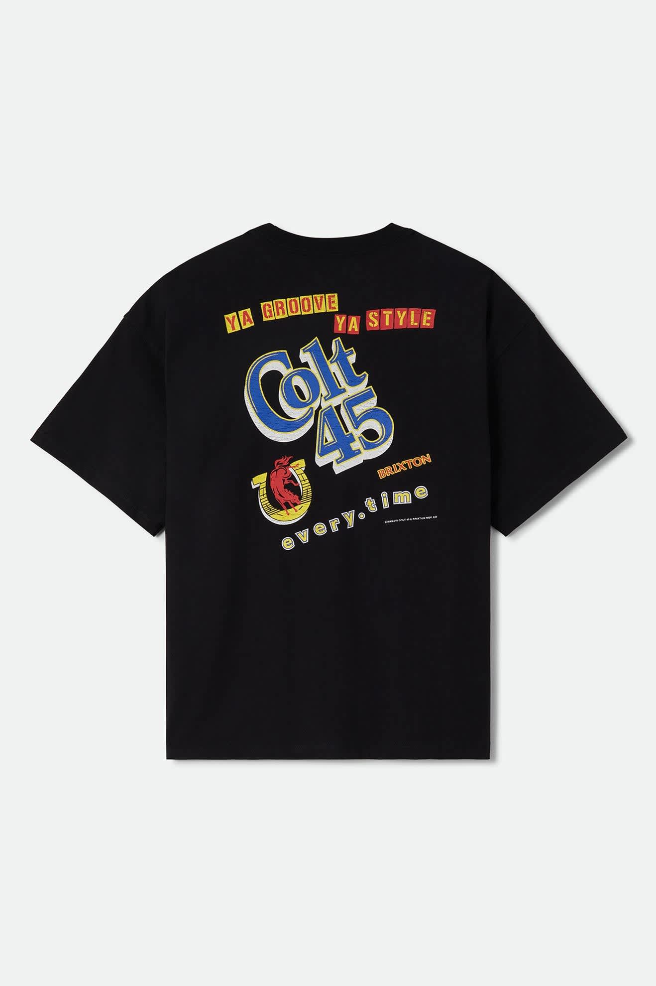 brixton-colt-45-everytime-short-sleeve-oversized-t-shirt-schwarz image 7
