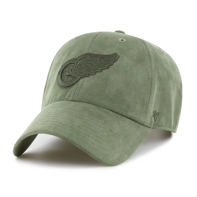47-brand-clean-up-detroit-red-wings-cap-moss-osf-suede image 1