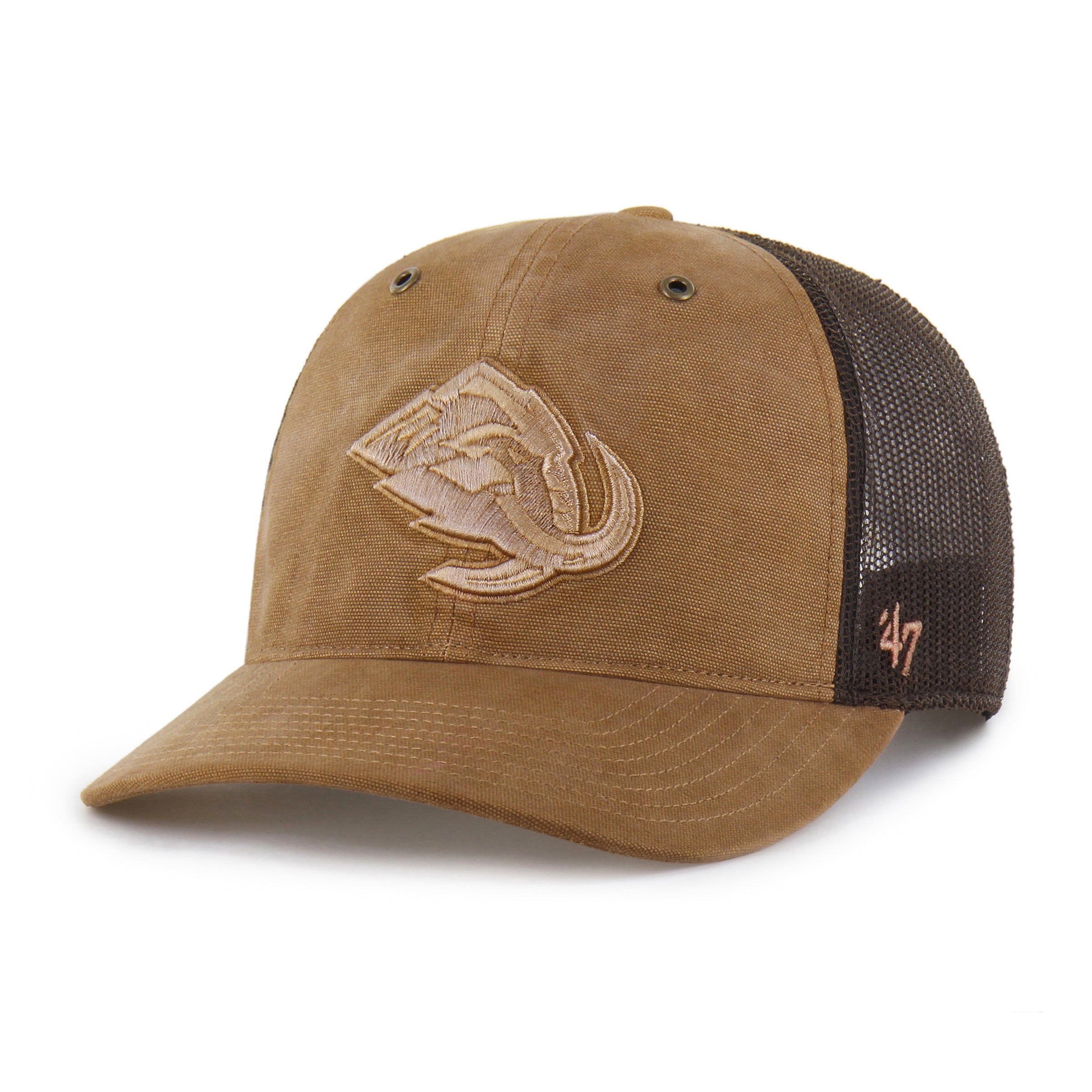 47-brand-47-trucker-utah-mammoth-cap-braun-snapback image 4