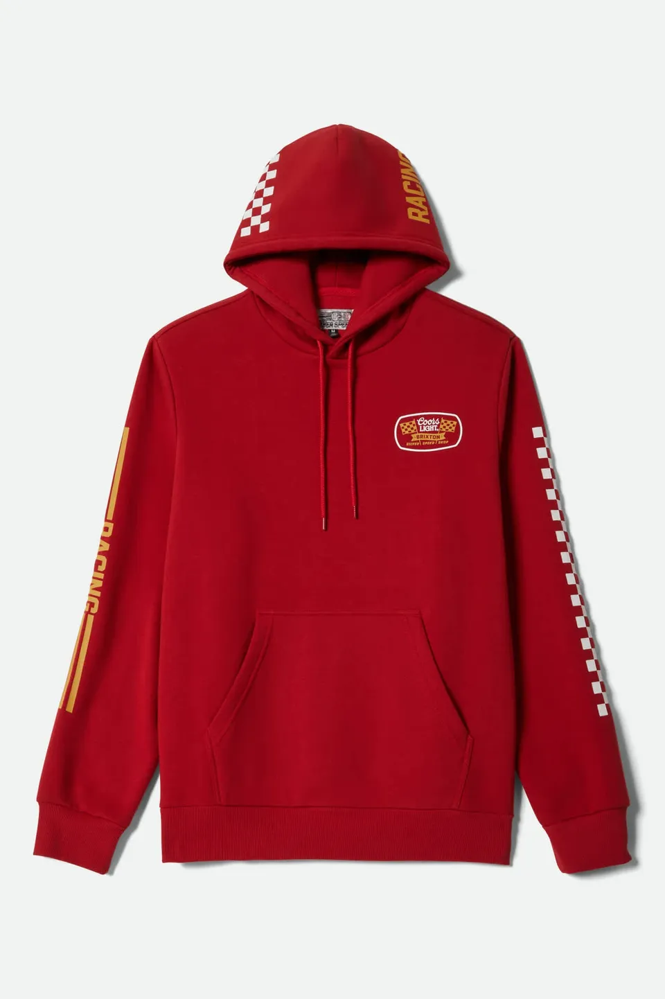 brixton-coors-light-pit-stop-hoodie-coors-rot image 1