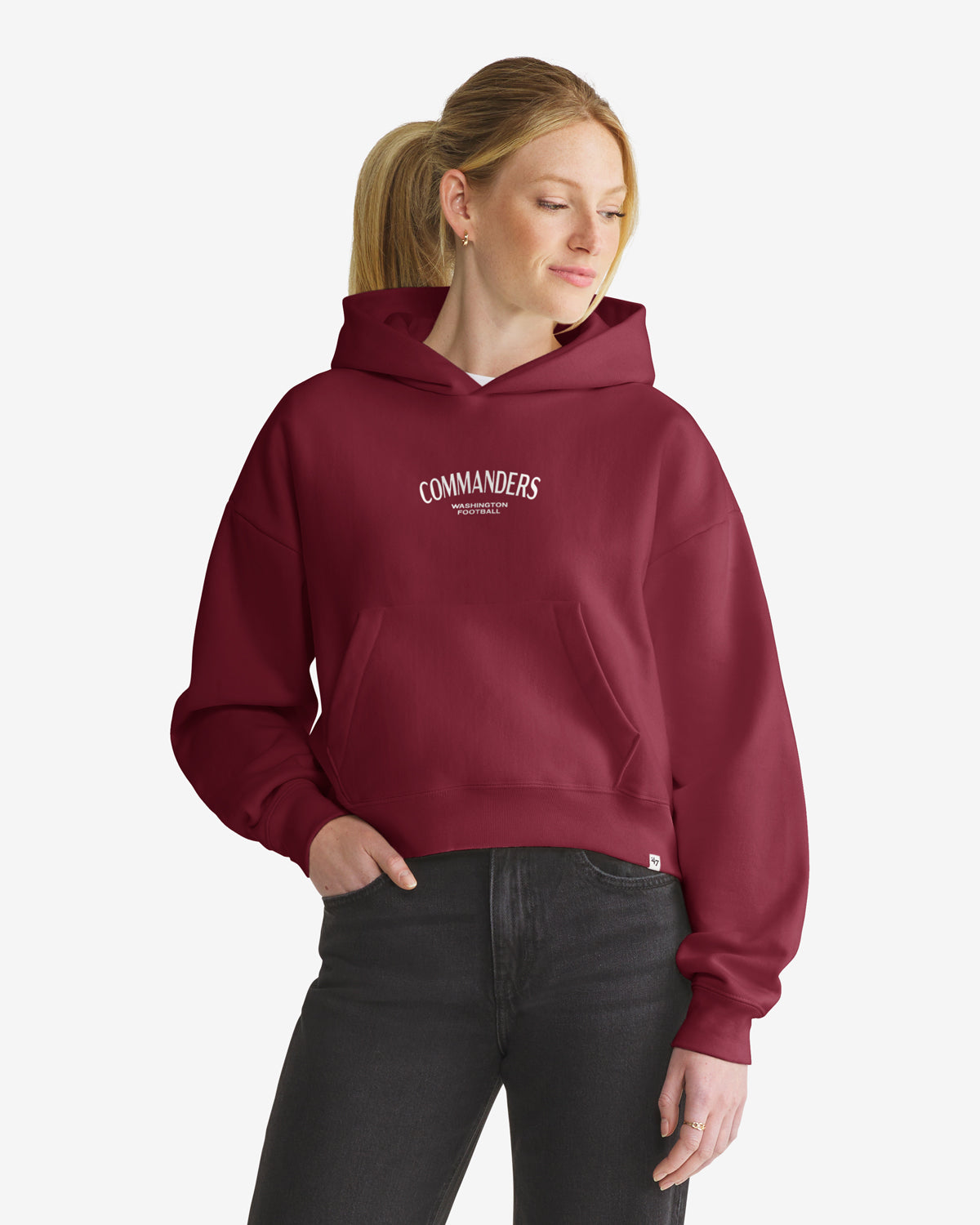 47-hadrian-foundation-hoodie-damen-rot-commanders image 1