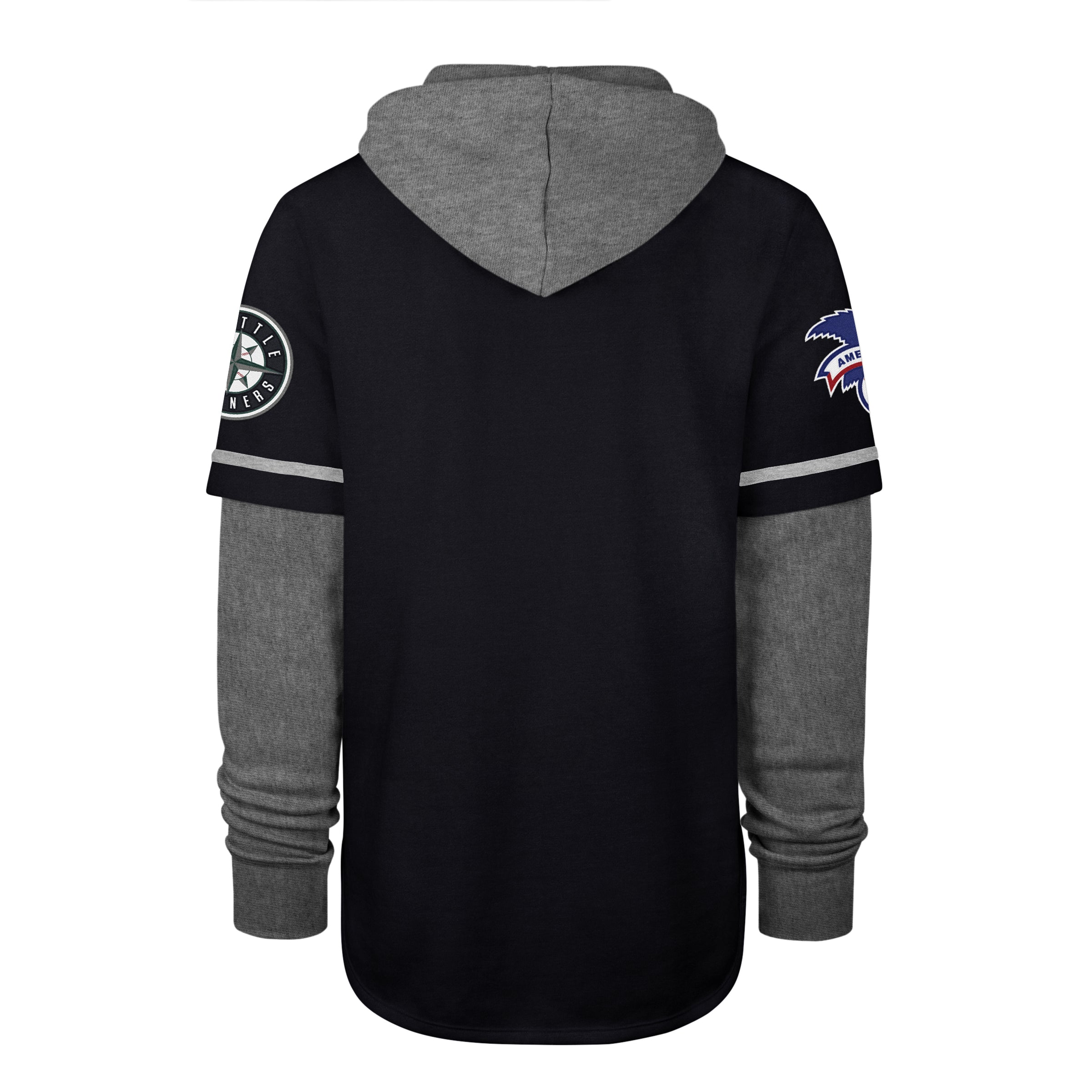 47-brand-seattle-mariners-trifecta-shortstop-hoodie-navy image 2