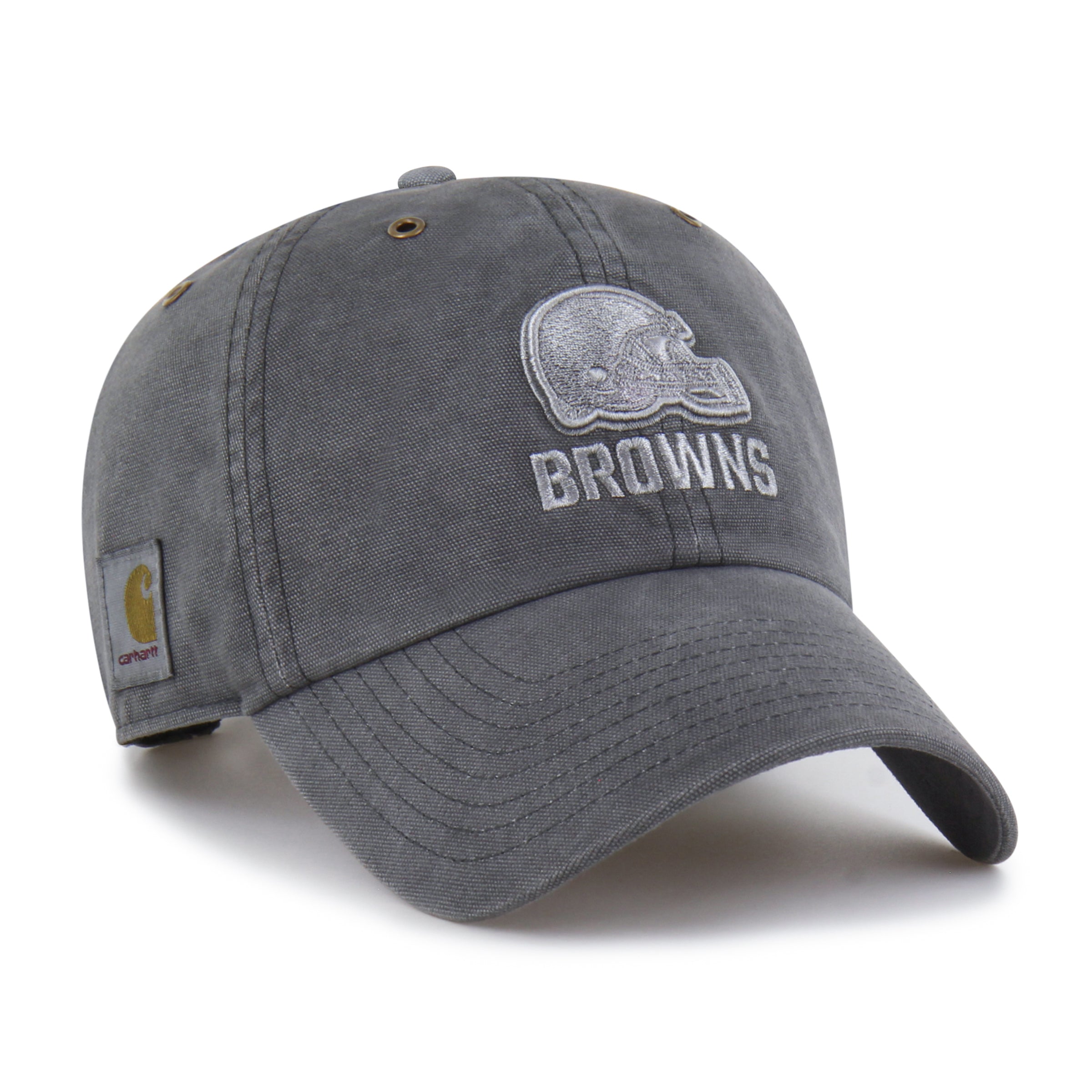47-brand-clean-up-cleveland-browns-cap-carhartt-shadow-schwarz image 1