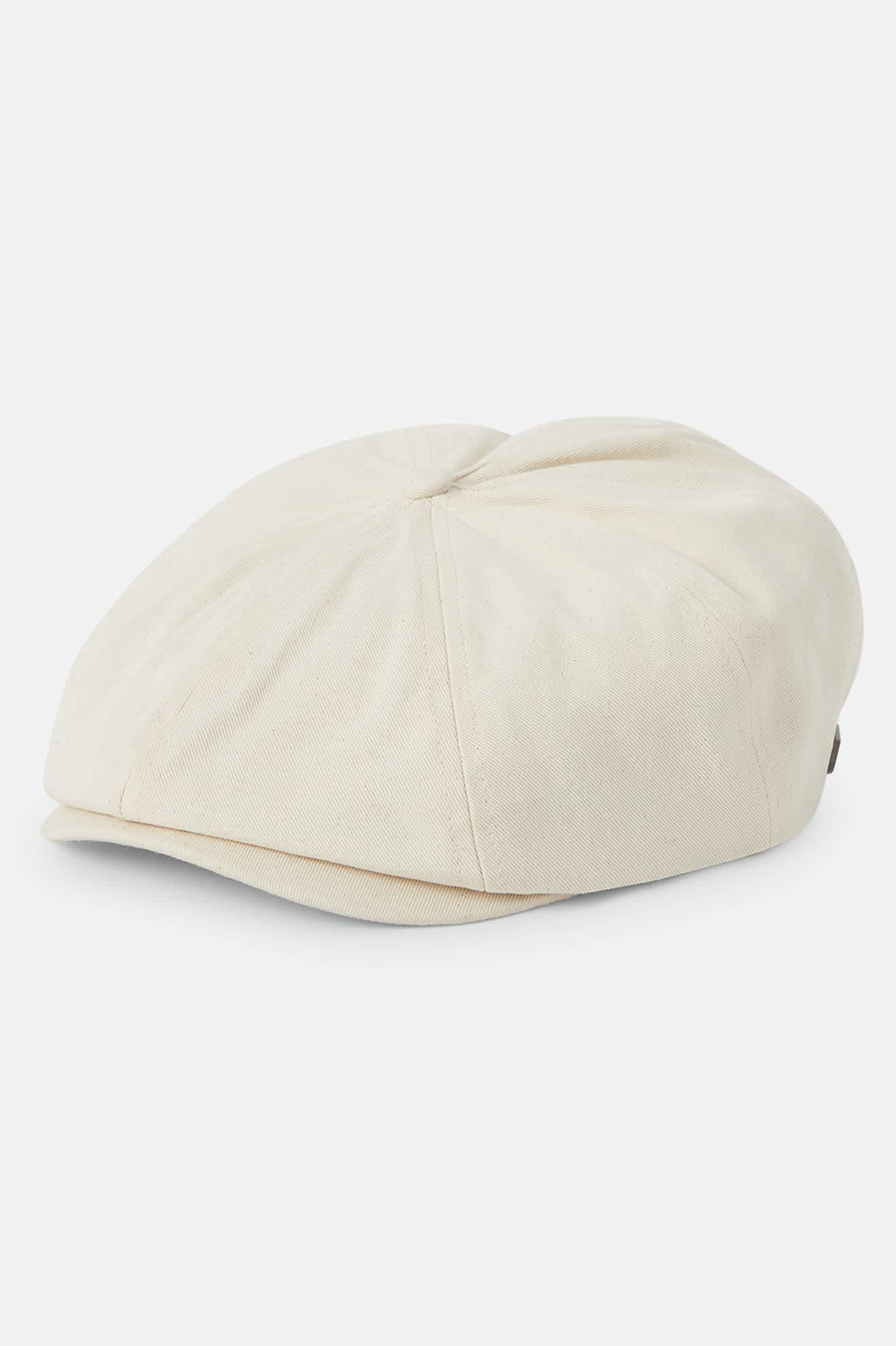 brixton-brood-newsboy-cap-egret-white-canvas image 1