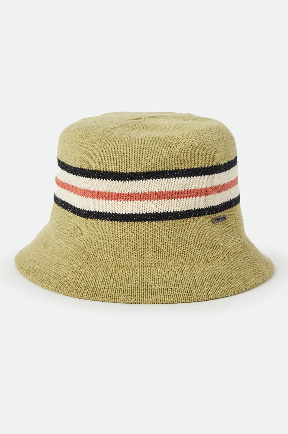 brixton-redding-bucket-hat-green-multi-stripe-packable image 1