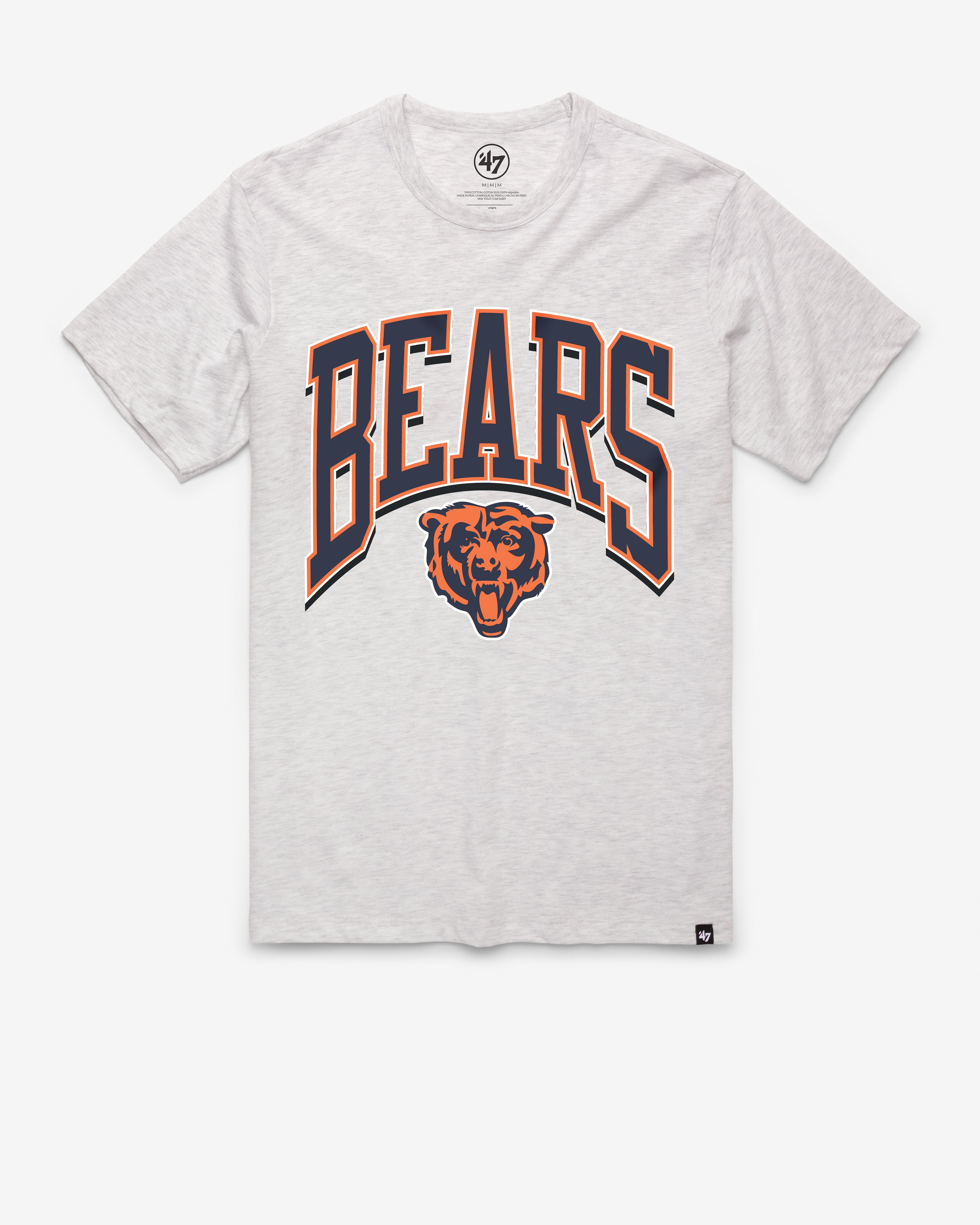 47-franklin-chicago-bears-historic-walk-tall-t-shirt-grau image 1