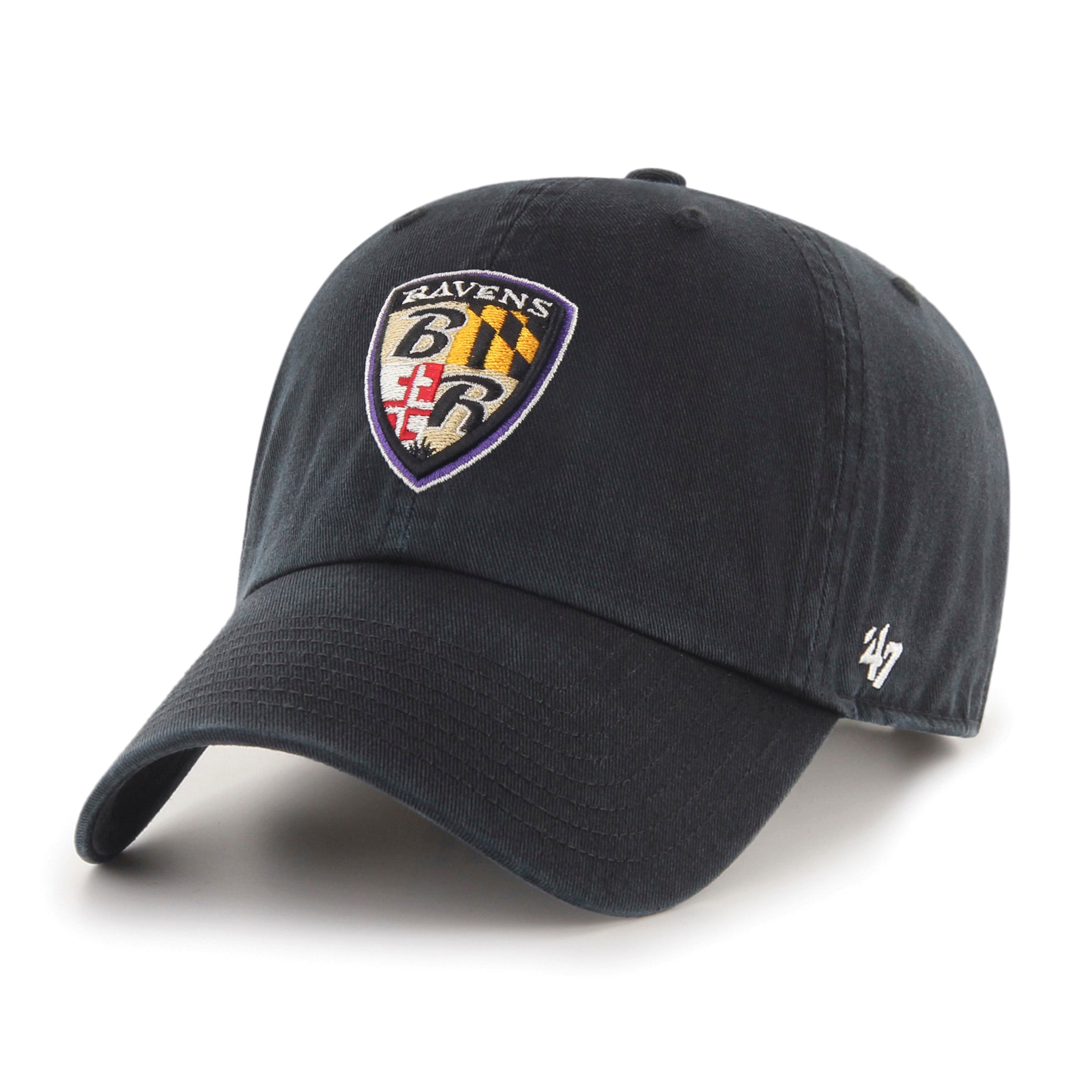 47-brand-clean-up-baltimore-ravens-cap-schwarz-osf image 1