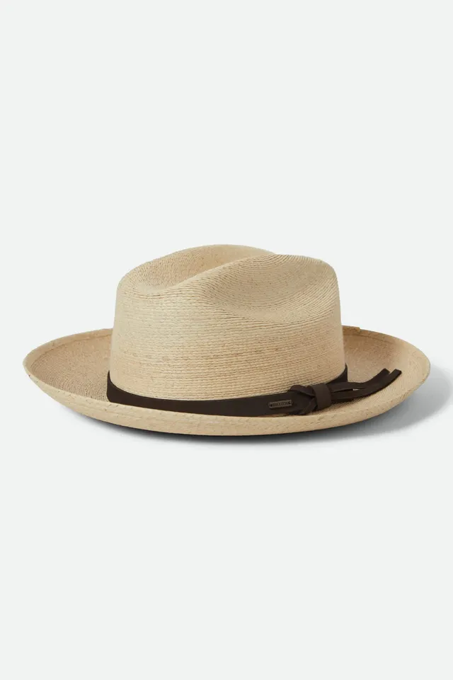 brixton-hitch-straw-ranch-fedora-strohhut-bone image 1
