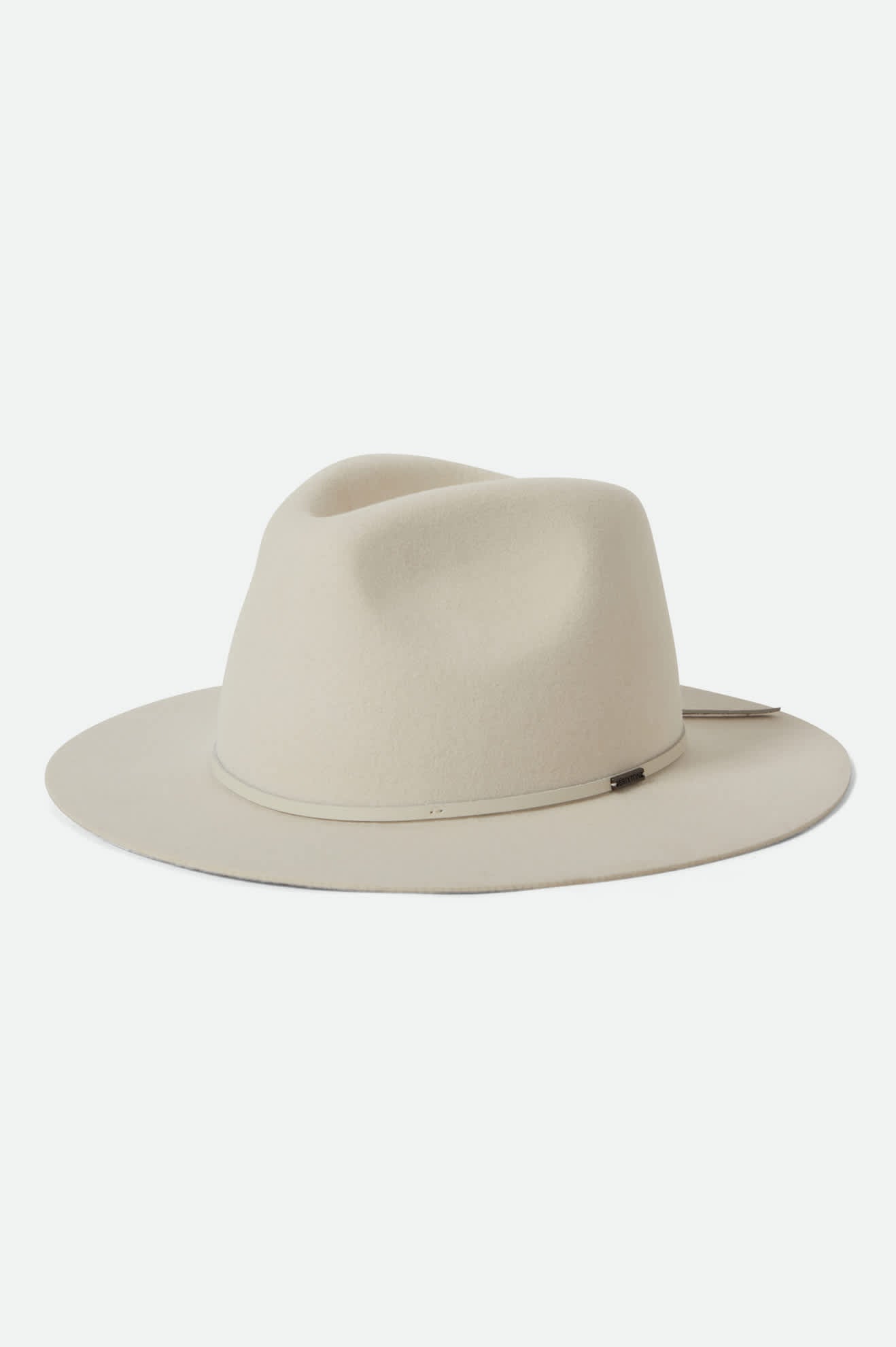 brixton-wesley-fedora-hut-off-white-wollfilz image 1