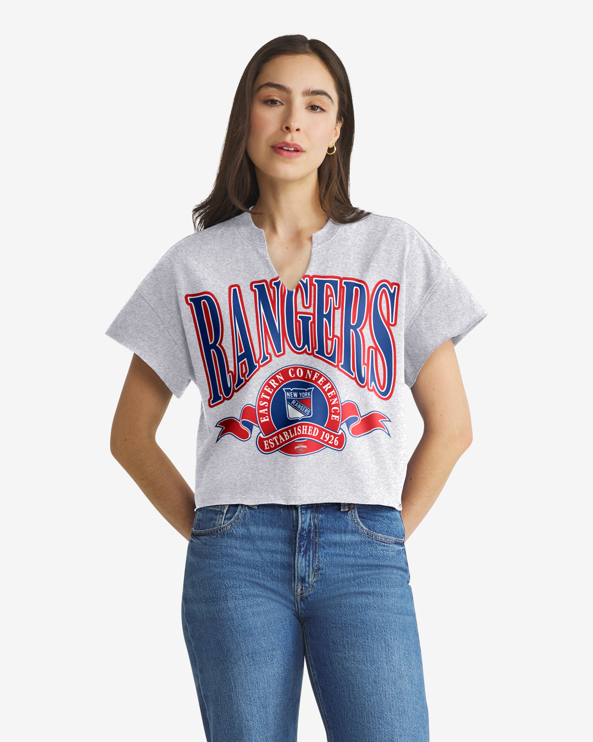 47-headline-crew-new-york-rangers-notch-t-shirt-quartz-grey image 1