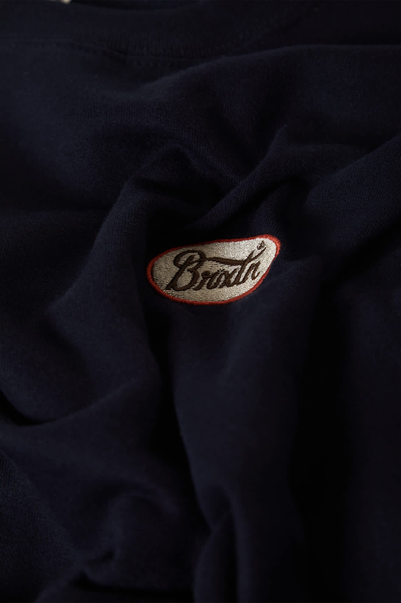 brixton-parson-patch-crew-classic-navy-baumwollmix image 2