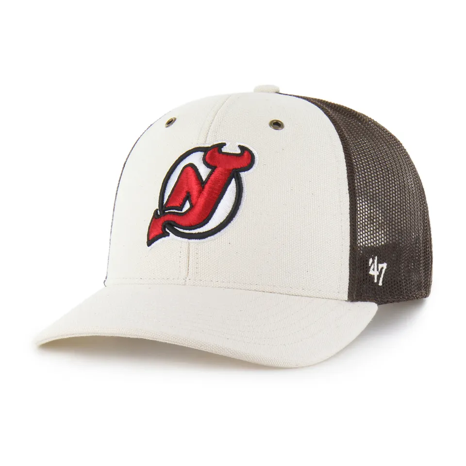 47-brand-devils-carhartt-undyed-trucker-cap-natural image 1