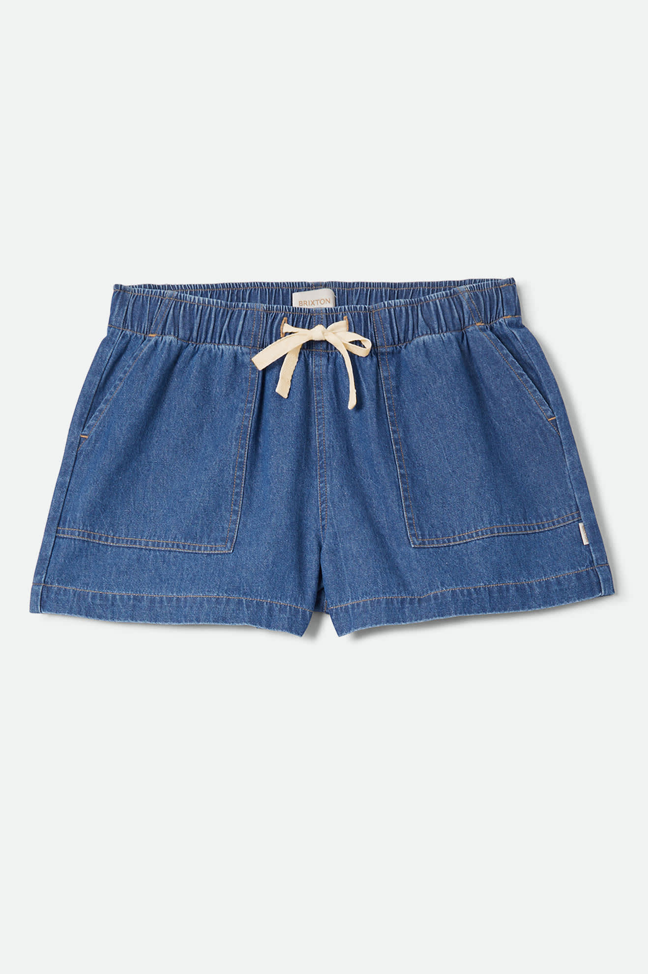 brixton-everyday-shorts-damen-short-medium-chambray-baumwolle image 2