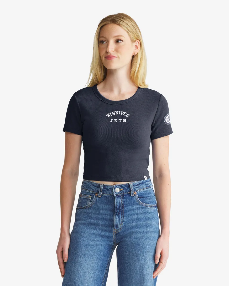 47-foundation-tee-winnipeg-jets-baby-rib-t-shirt-damen-navy image 1