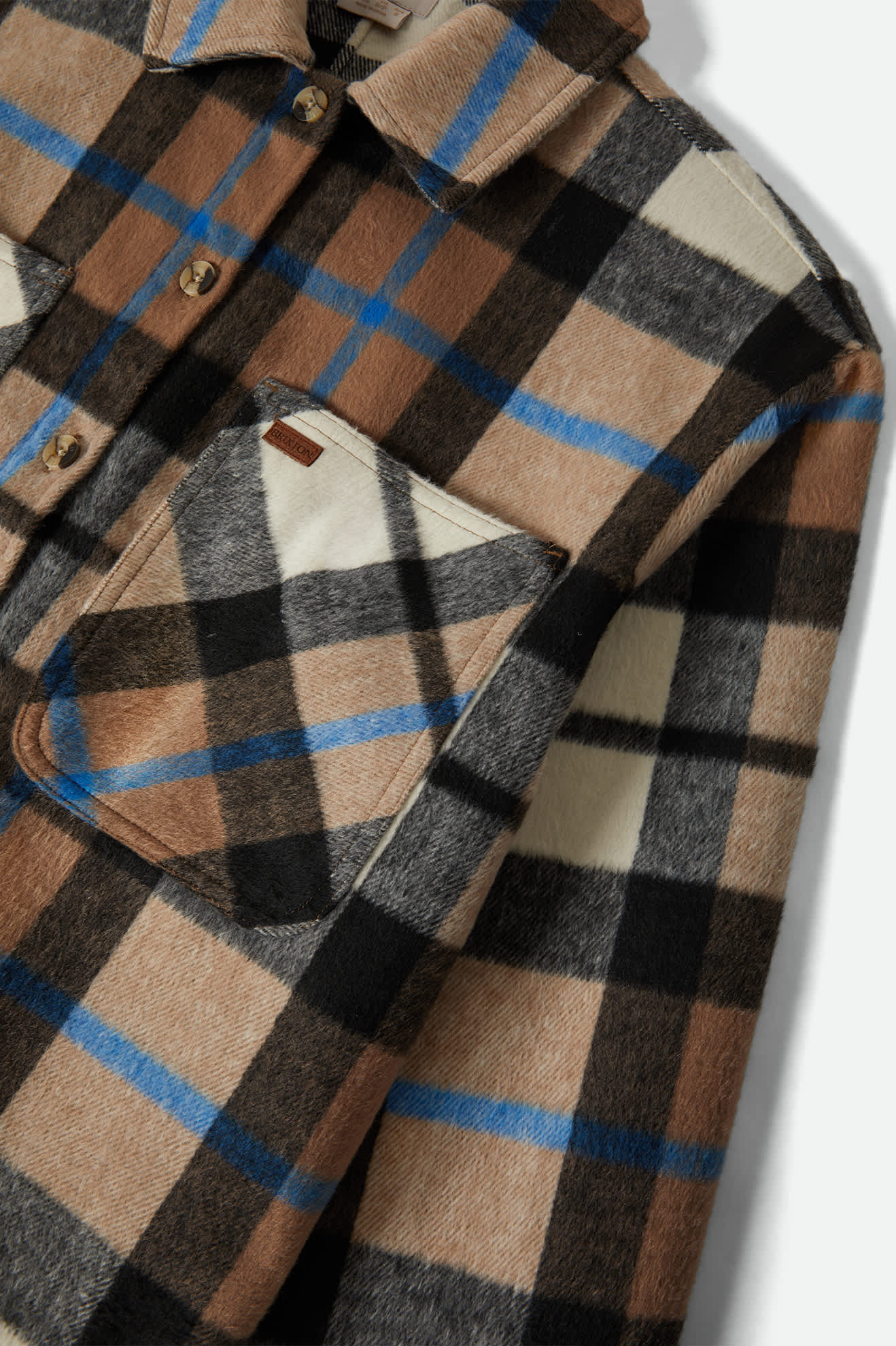 brixton-bowery-flanellhemd-damen-schwarz-soft-brushed image 8